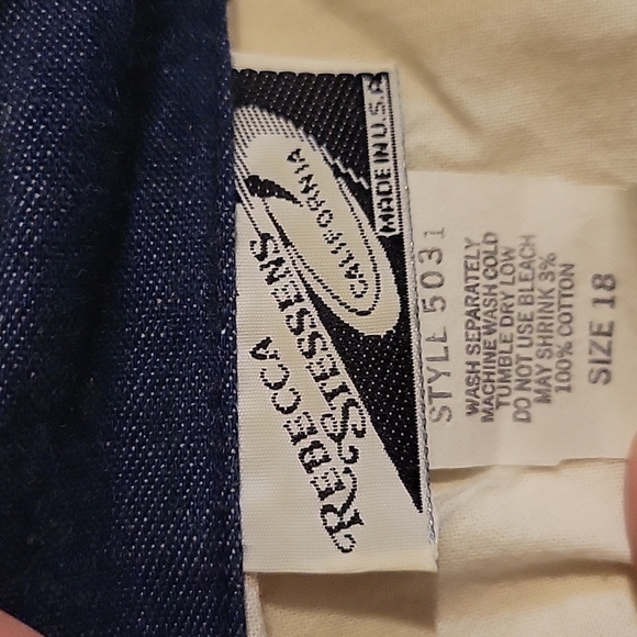 Vintage Rebecca Stessens Made in the USA Top. Fringe and conchos Cowboy - Picture 5 of 5